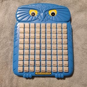 Vintage 1998 Magic Math Owl Multiplication Toy